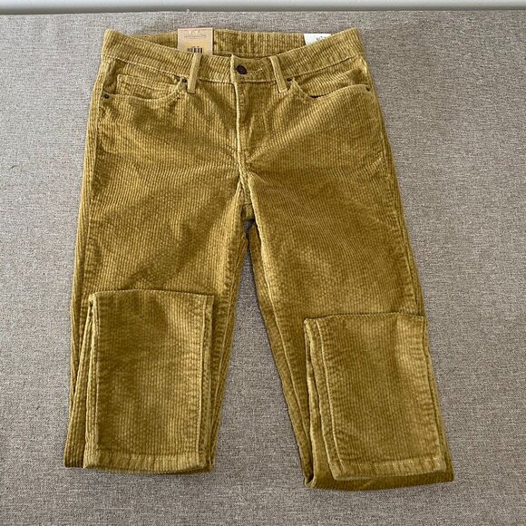 Levi's 711 Skinny Corduroy Jeans Women's 27 Mid Rise Iced Coffee Brown NWT - Picture 3 of 13